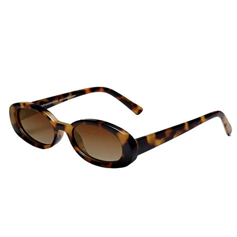 oval tortoiseshell sunglasses